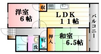 キャロット西原の間取り画像