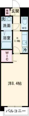 ロータス皆春の間取り画像