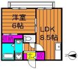 ステリーナ福島 Aの間取り画像