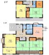 新田早川町 一戸建貸家の間取り画像
