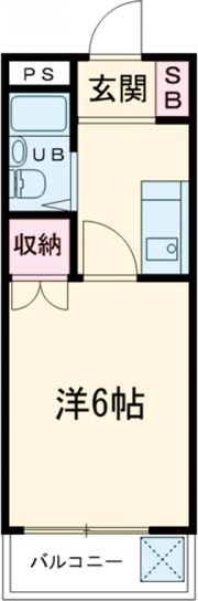 ドミトリー山根の間取り画像