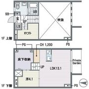 カクタスレジデンスの間取り画像
