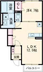 ウィステリアの間取り画像