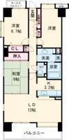 プリンスハイツ春日井南の間取り画像