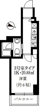 レーヴ町田V．Aの間取り画像