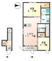 リベルテの間取り画像