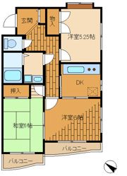 マーメゾン相模の間取り画像