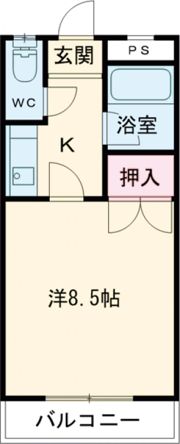 エスペランサ一木の間取り画像