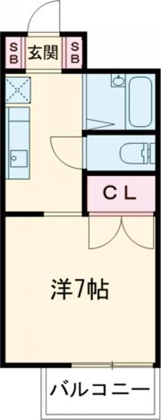 サンパレス向陽Ⅱの間取り画像