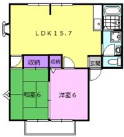 ハイツまいの間取り画像