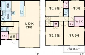 三木市自由が丘本町2丁目Part2 1号棟の間取り画像