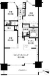 レーベンリヴァーレ町田ルージアタワーの間取り画像