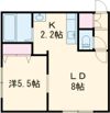 ピースフルⅡの間取り画像