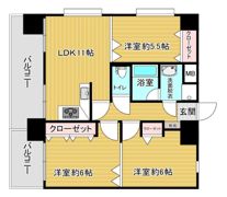 リファレンス東公園Ⅱの間取り画像