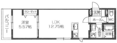 レジデンスコスモス坂戸の間取り画像