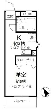 昭島コートエレガンスA棟の間取り画像