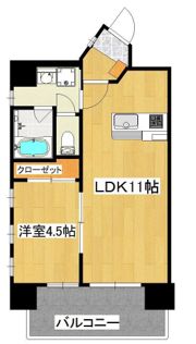 ロータス下荒田の間取り画像