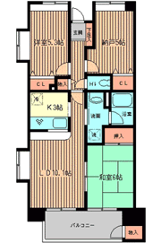 サンハイク7東小金井の間取り画像