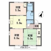 シャーメゾンさくら坂Cの間取り画像
