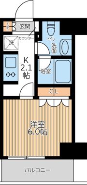 City Lux Tobeの間取り画像