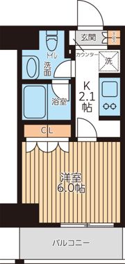City Lux Tobeの間取り画像