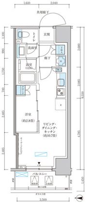パークアクシス池袋イーストの間取り画像