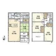 六実戸建の間取り画像
