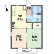 トパーズフィールド Cの間取り画像