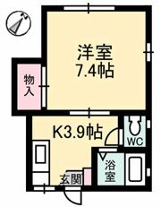 ディアスT2の間取り画像