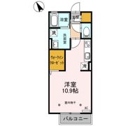 メルベーユ Eの間取り画像