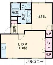 アドラブールBの間取り画像