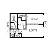 プランドール琴似の間取り画像