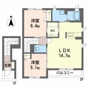 コートクレールII番館の間取り画像