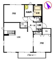 メゾンド・サンパティーク A棟の間取り画像
