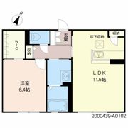 ラプラス白山 A棟の間取り画像