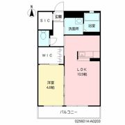 シャーメゾン水ヶ江の間取り画像
