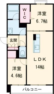 シャーメゾン藤崎宮の間取り画像