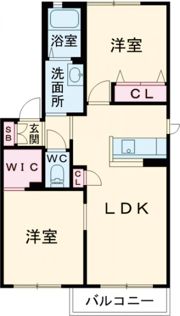 ソフィア梶尾 D棟の間取り画像