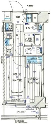 GENOVIA小村井の間取り画像