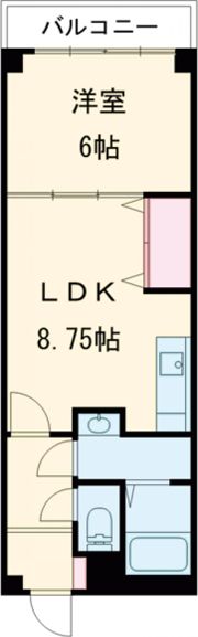 グリーンミナミ県庁前の間取り画像