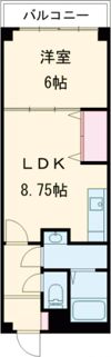 グリーンミナミ県庁前の間取り画像