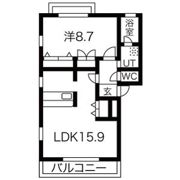ピーチプレイスの間取り画像