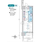 リヴシティ新栄の間取り画像
