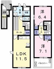 パストラーレの間取り画像