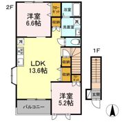 フィアブル Bの間取り画像