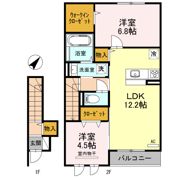 JIN/輝A棟の間取り画像
