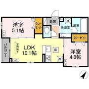 セレスティア綾瀬の間取り画像