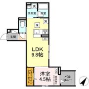 セレスティア綾瀬の間取り画像