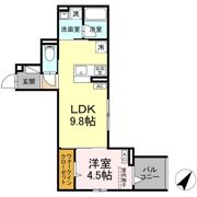 セレスティア綾瀬の間取り画像