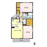 ベルジュノー是政の間取り画像
